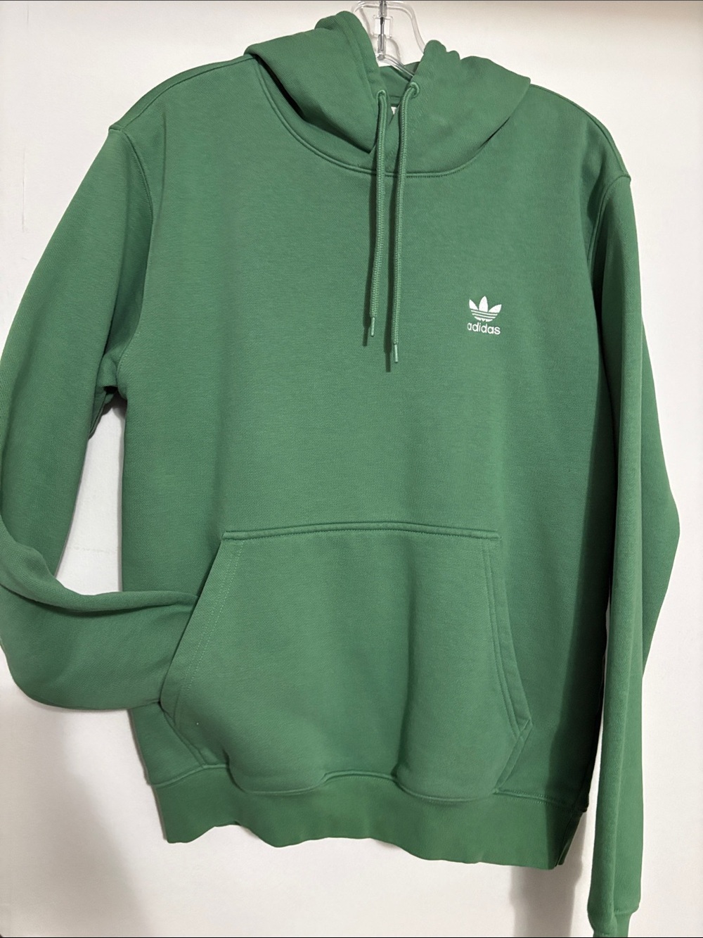 adidas Green Trefoil Pullover Hoodie